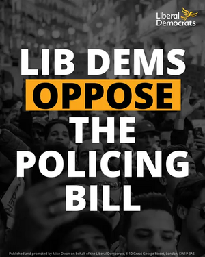 Libdems agains policing billl